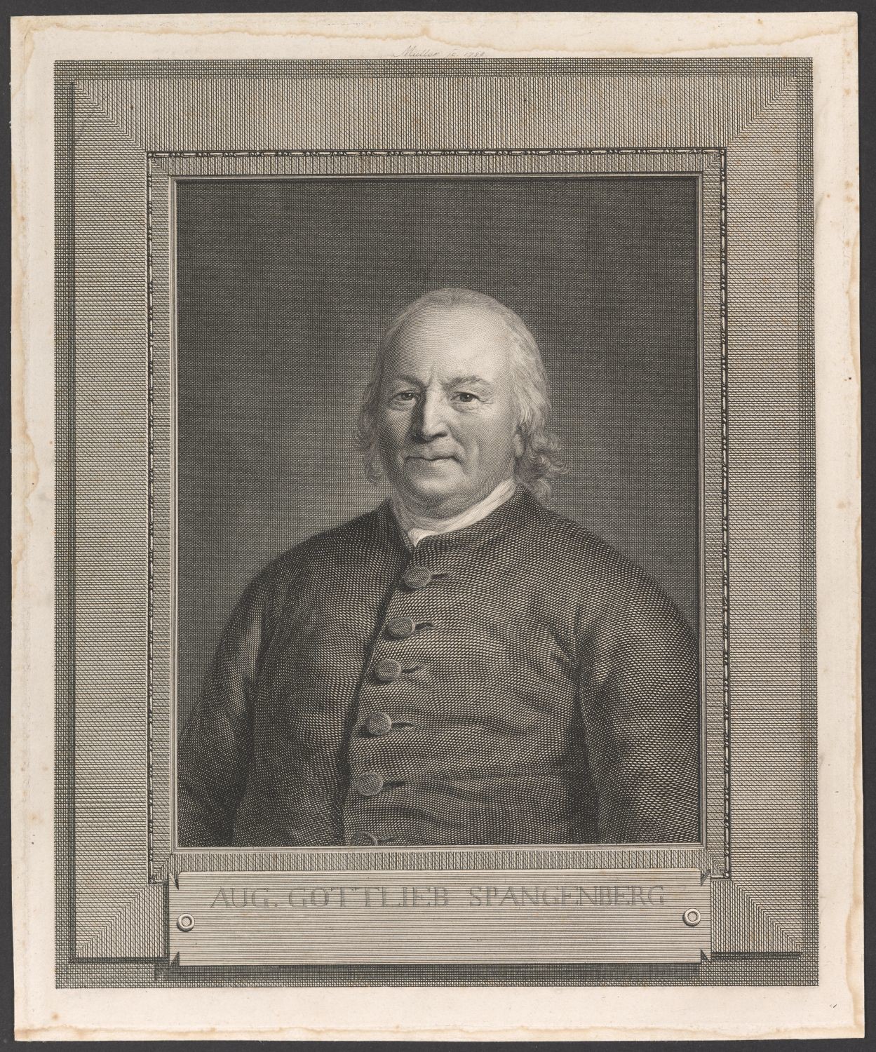 Porträt August Gottlieb Spangenberg (1704-1792) (Stiftung Händelhaus, Halle CC BY-NC-SA)