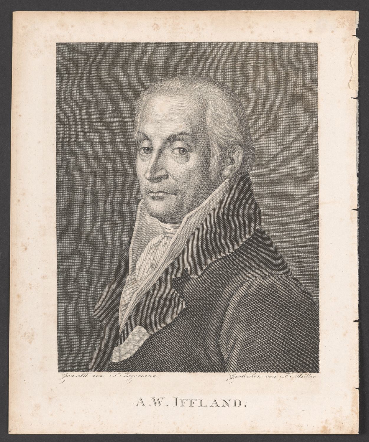Porträt August Wilhelm Iffland (1759-1814) (Stiftung Händelhaus, Halle CC BY-NC-SA)