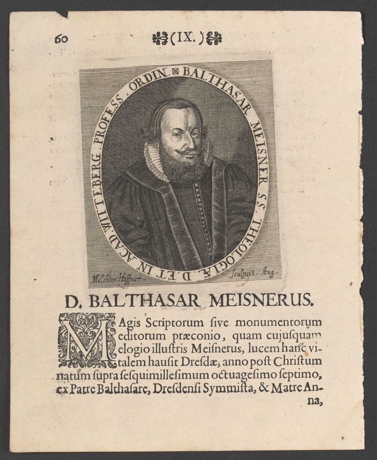 Porträt Balthasar Meisner (1587-1626) (Stiftung Händelhaus, Halle CC BY-NC-SA)