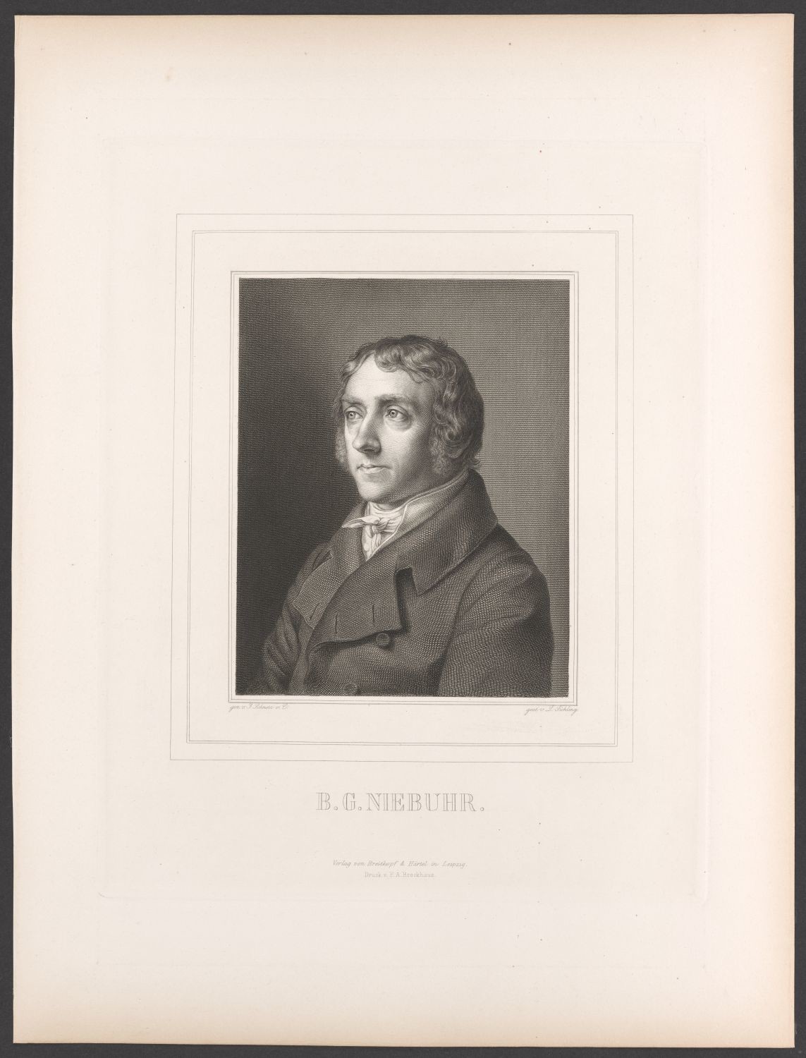 Porträt Barthold Georg Niebuhr (1776-1831) (Stiftung Händelhaus, Halle CC BY-NC-SA)