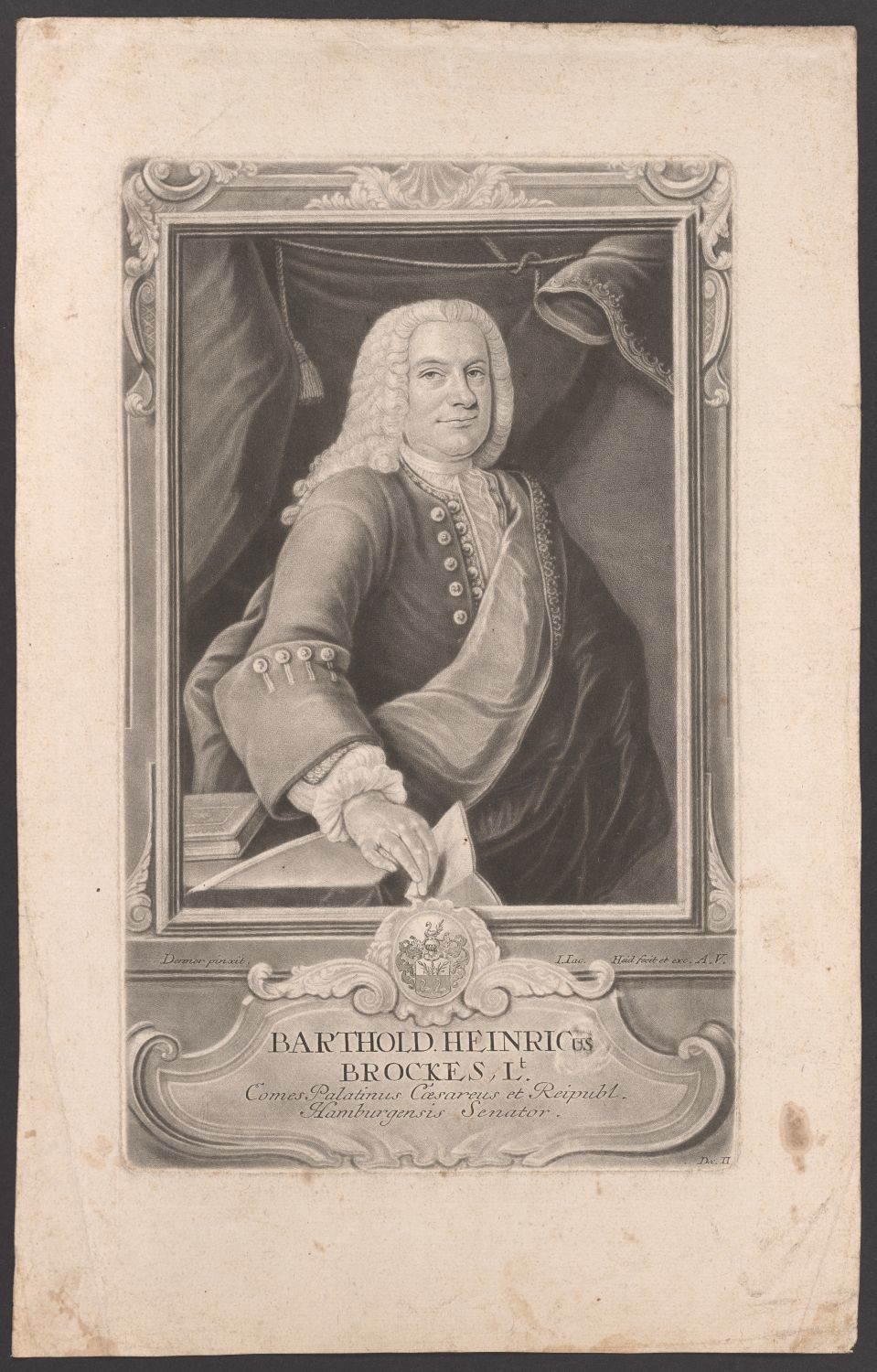 Porträt Barthold Heinrich Brockes (1680-1747) (Stiftung Händelhaus, Halle CC BY-NC-SA)