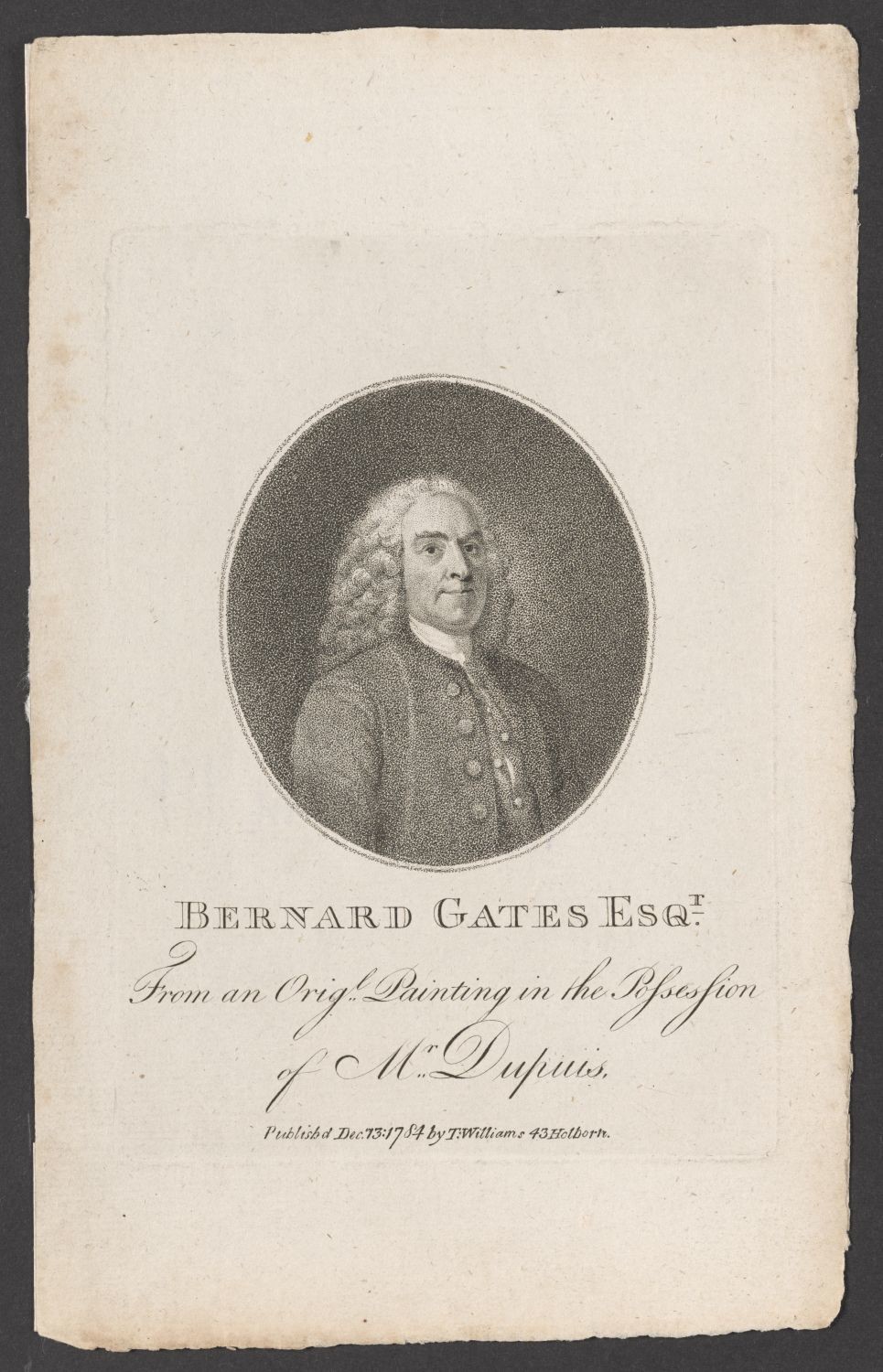 Porträt Bernard Gates (1685-1773) (Stiftung Händelhaus, Halle CC BY-NC-SA)