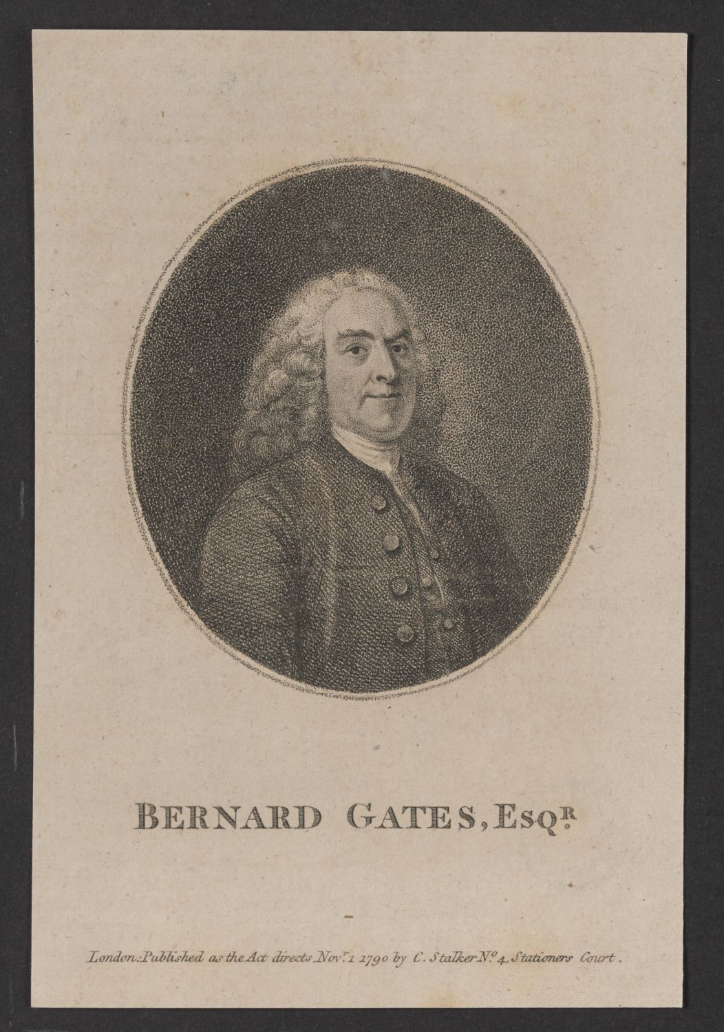 Porträt Bernard Gates (1685-1773) (Stiftung Händelhaus, Halle CC BY-NC-SA)