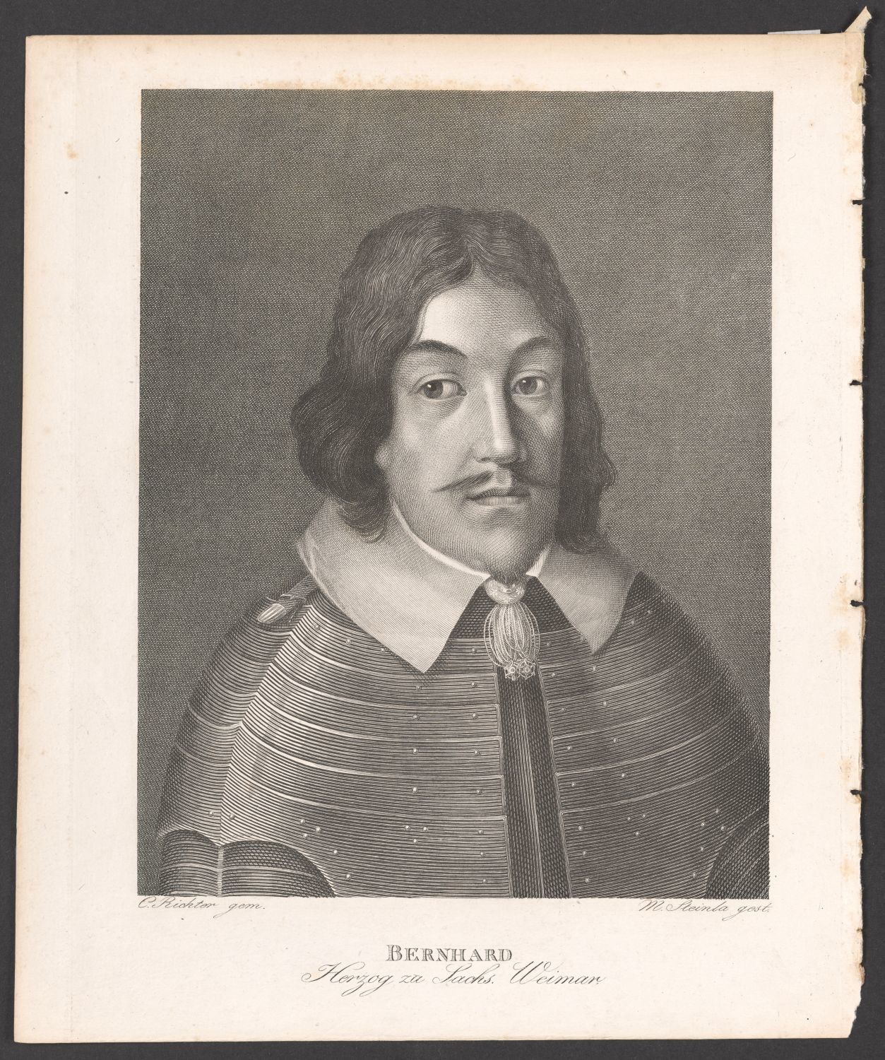 Porträt Bernhard, Herzog von Sachsen-Weimar (1604-1639) (Stiftung Händelhaus, Halle CC BY-NC-SA)