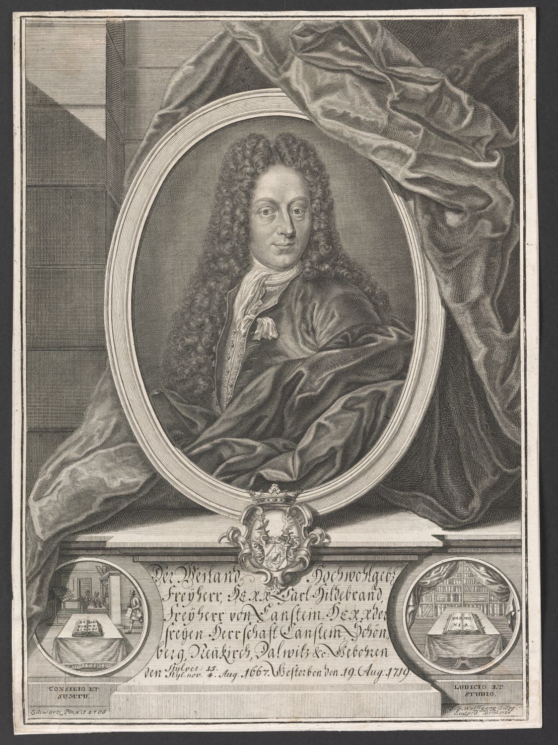 Porträt Carl Hildebrand, Freiherr von Canstein (1667-1719) (Stiftung Händelhaus, Halle CC BY-NC-SA)