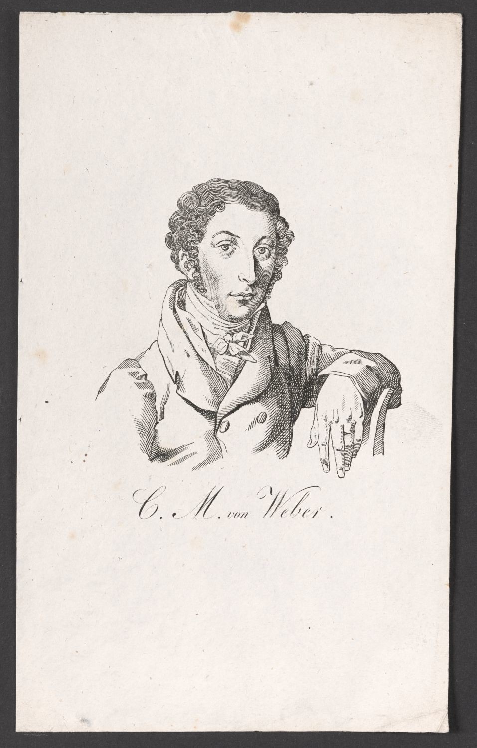 Porträt Carl Maria von Weber (1786-1826) (Stiftung Händelhaus, Halle CC BY-NC-SA)