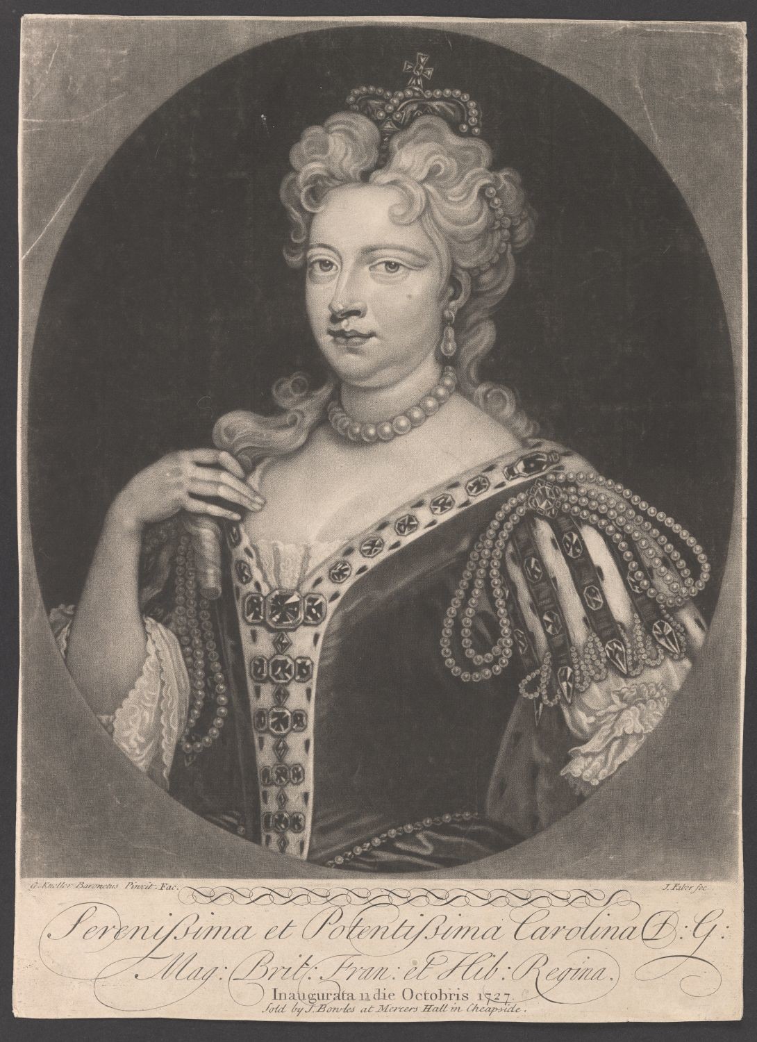 Porträt Carolina, Prinzessin, später Königin von England (1683-1737) (Stiftung Händelhaus, Halle CC BY-NC-SA)