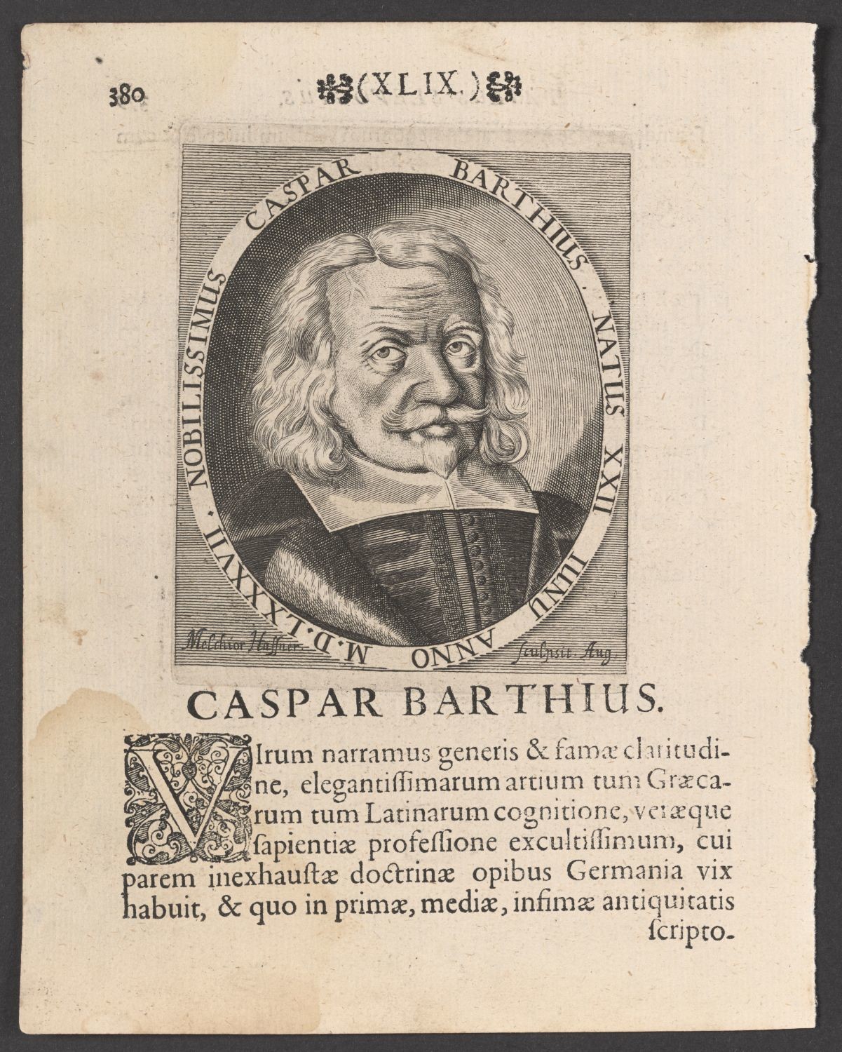 Porträt Caspar von Barth (1587-1658) (Stiftung Händelhaus, Halle CC BY-NC-SA)
