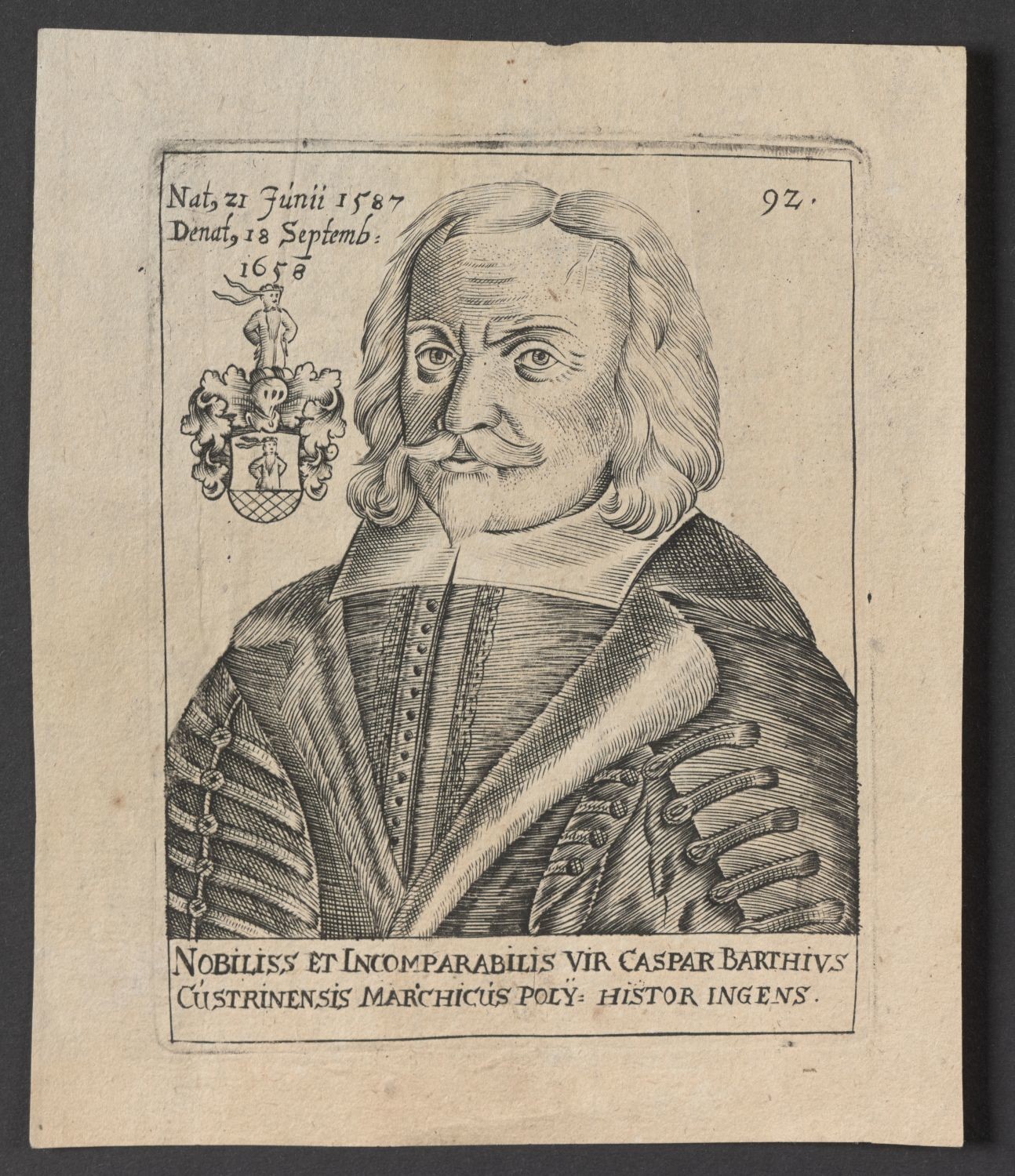 Porträt Caspar von Barth (1587-1658) (Stiftung Händelhaus, Halle CC BY-NC-SA)