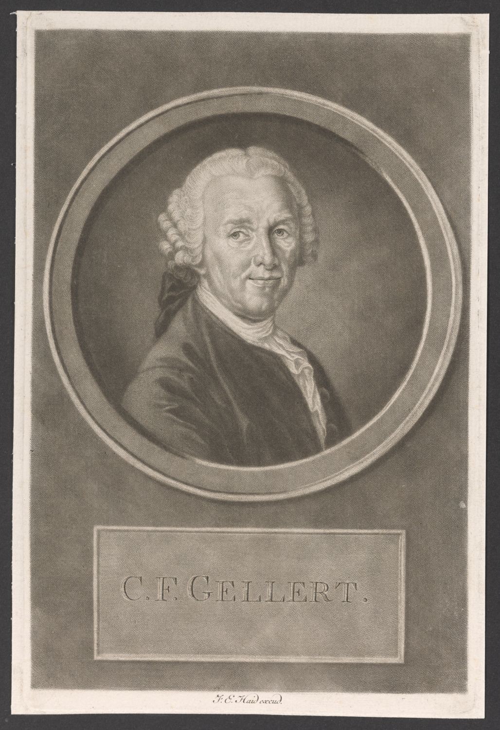 Porträt Christian Fürchtegott Gellert (1715-1769) (Stiftung Händelhaus, Halle CC BY-NC-SA)