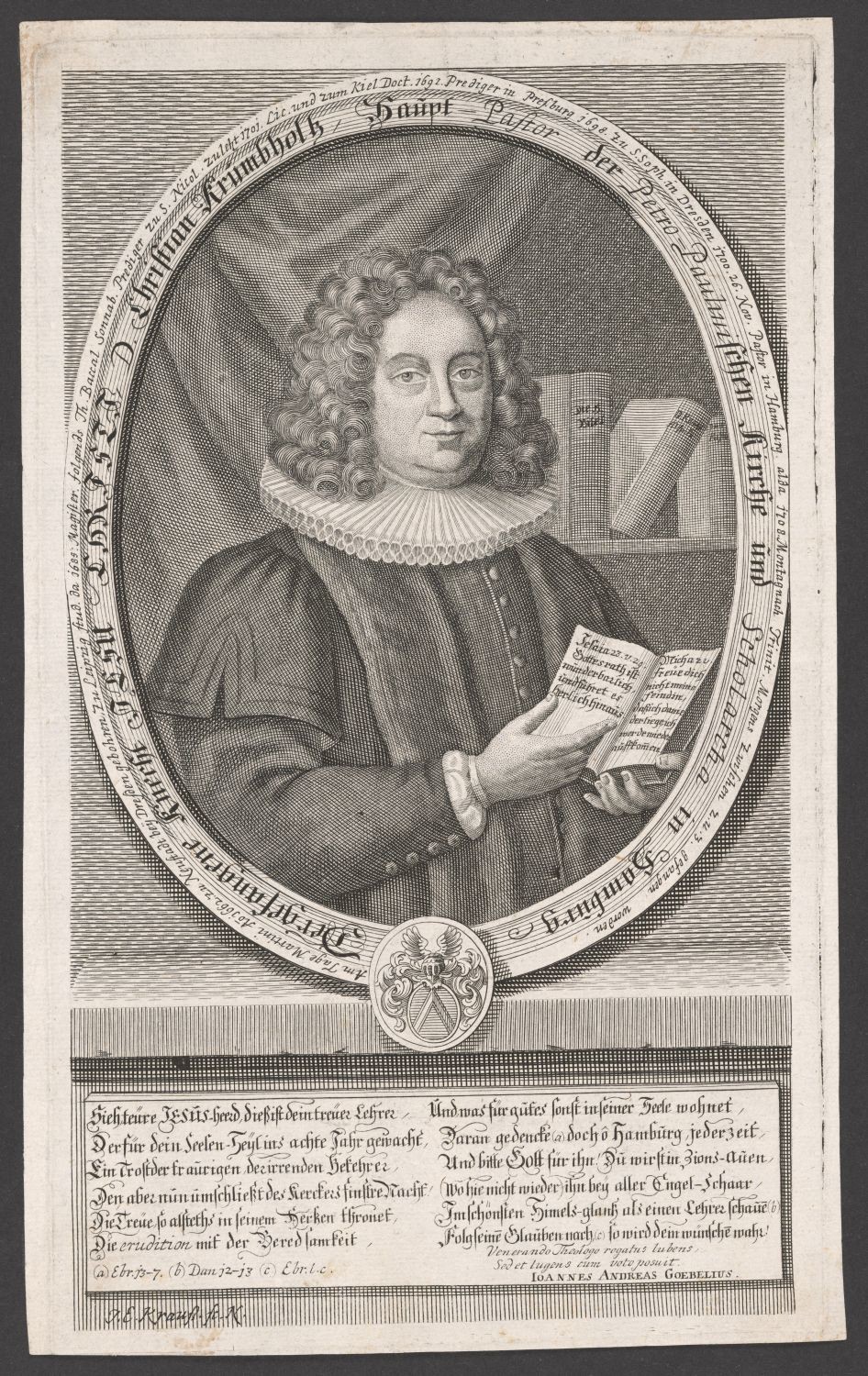Porträt Christian Krumbholtz (1665-1714) (Stiftung Händelhaus, Halle CC BY-NC-SA)