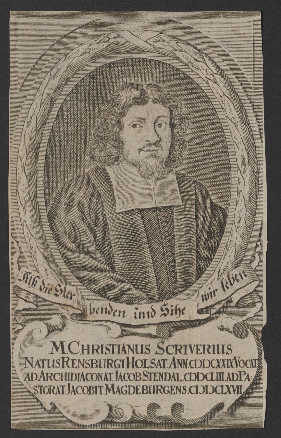 Porträt Christian Scriver (1629-1693) (Stiftung Händelhaus, Halle CC BY-NC-SA)