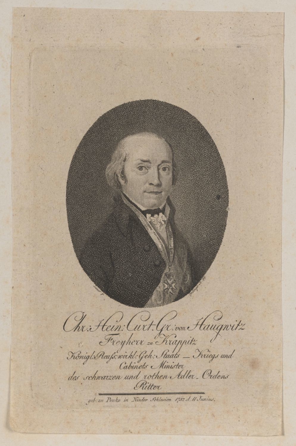 Porträt Christian von Haugwitz (1752-1832) (Stiftung Händelhaus, Halle CC BY-NC-SA)