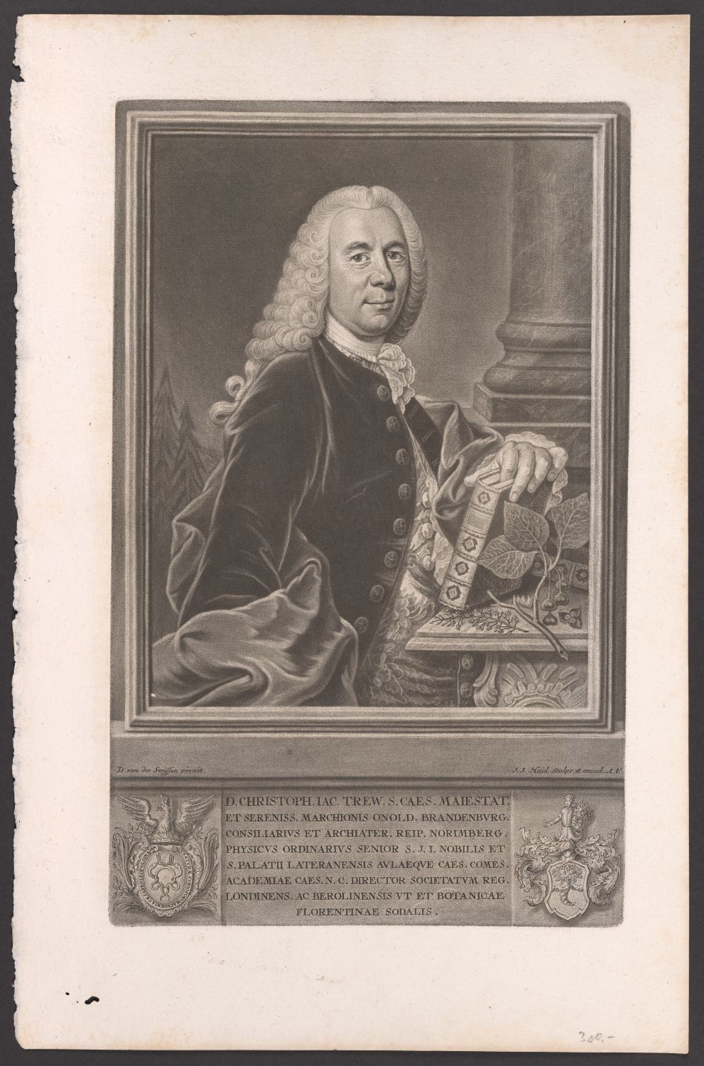 Porträt Christoph Jacob Trew (1695-1769) (Stiftung Händelhaus, Halle CC BY-NC-SA)