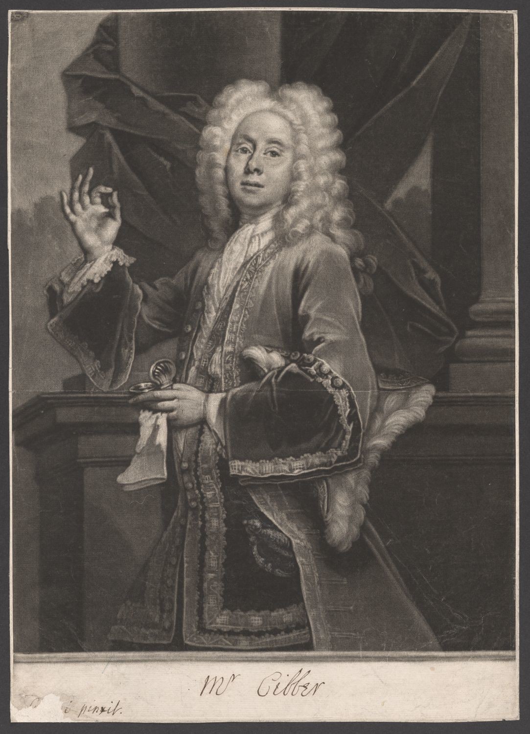 Porträt Colley Cibber (1703-1758) (Stiftung Händelhaus, Halle CC BY-NC-SA)