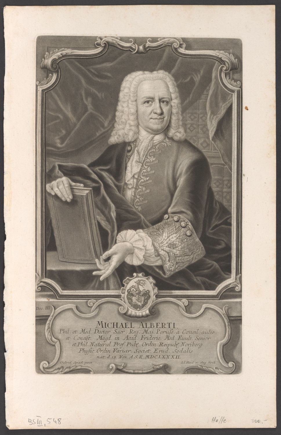 Porträt D. Michael Alberti (1682-1757) (Stiftung Händelhaus, Halle CC BY-NC-SA)