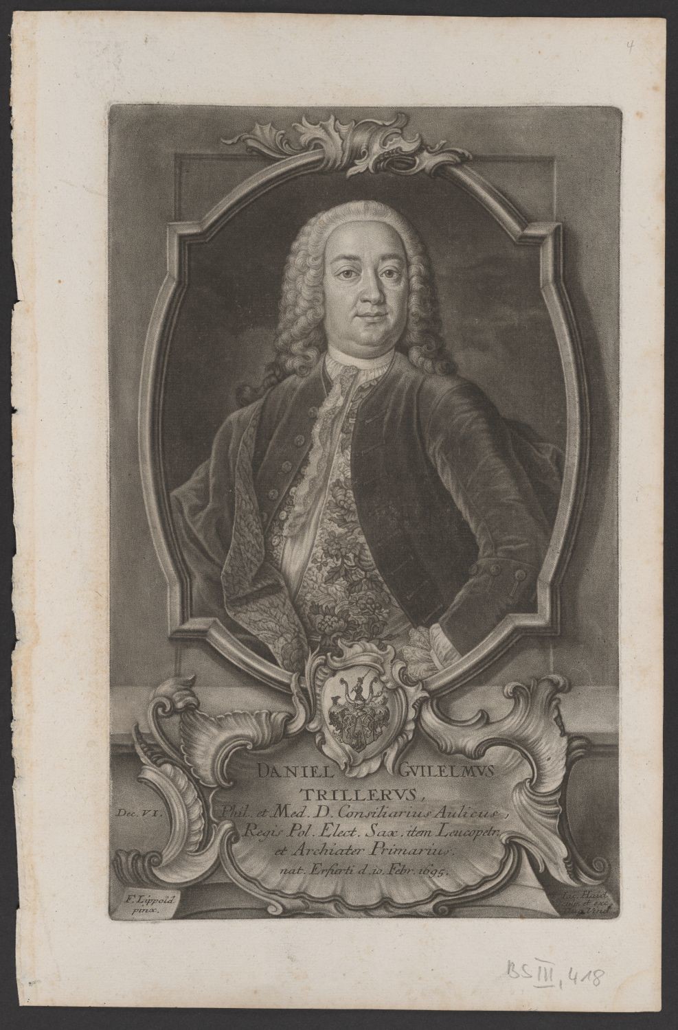 Porträt Daniel Wilhelm Triller (1695-1782) (Stiftung Händelhaus, Halle CC BY-NC-SA)