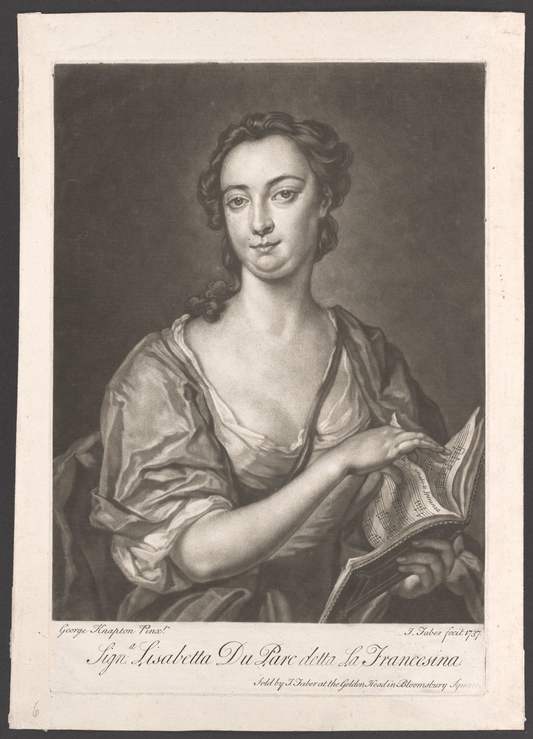Porträt Elisabetta Du Parc, genannt La Francesina (-1778) (Stiftung Händelhaus, Halle CC BY-NC-SA)