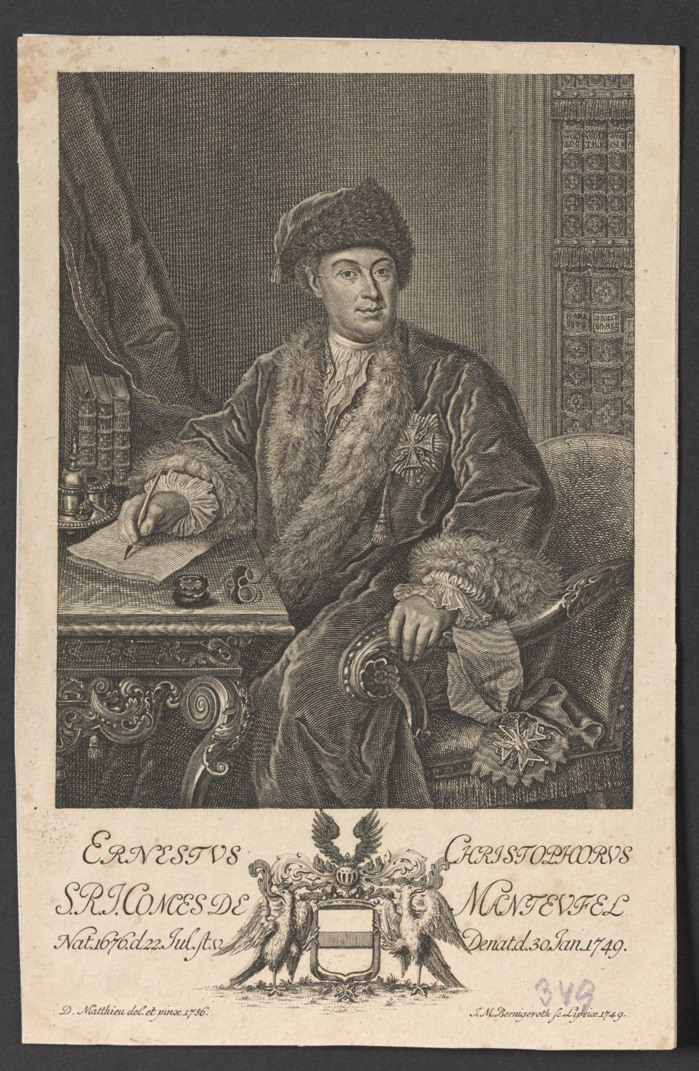 Porträt Ernst Christoph von Manteuffel (1676-1749) (Stiftung Händelhaus, Halle CC BY-NC-SA)