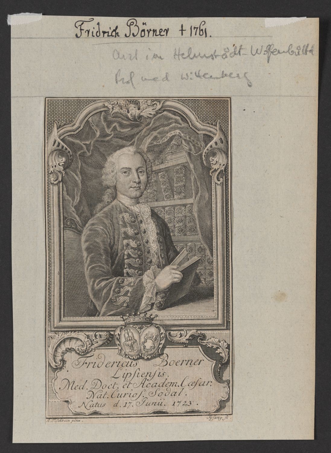 Porträt Friedrich Börner (1723-1761) (Stiftung Händelhaus, Halle CC BY-NC-SA)