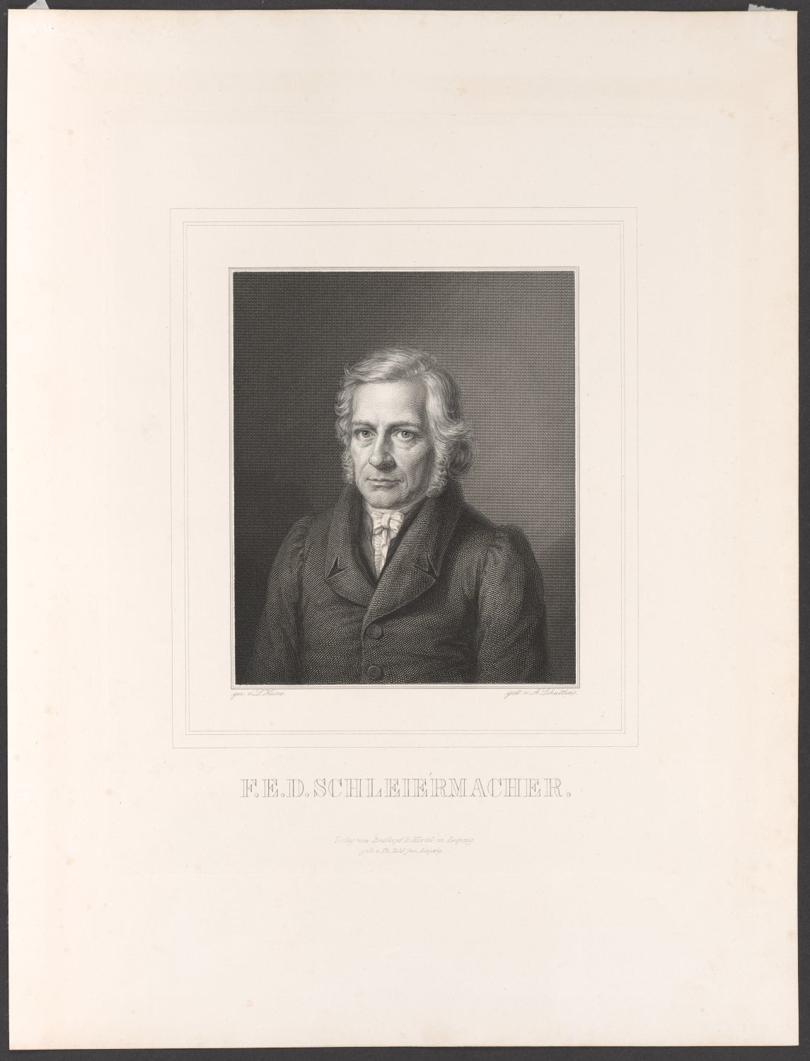 Porträt Friedrich Schleiermacher (1768-1834) (Stiftung Händelhaus, Halle CC BY-NC-SA)