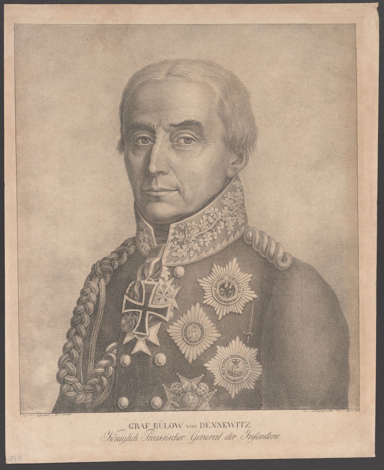 Porträt Friedrich Wilhelm Bülow von Dennewitz (1755-1816) (Stiftung Händelhaus, Halle CC BY-NC-SA)