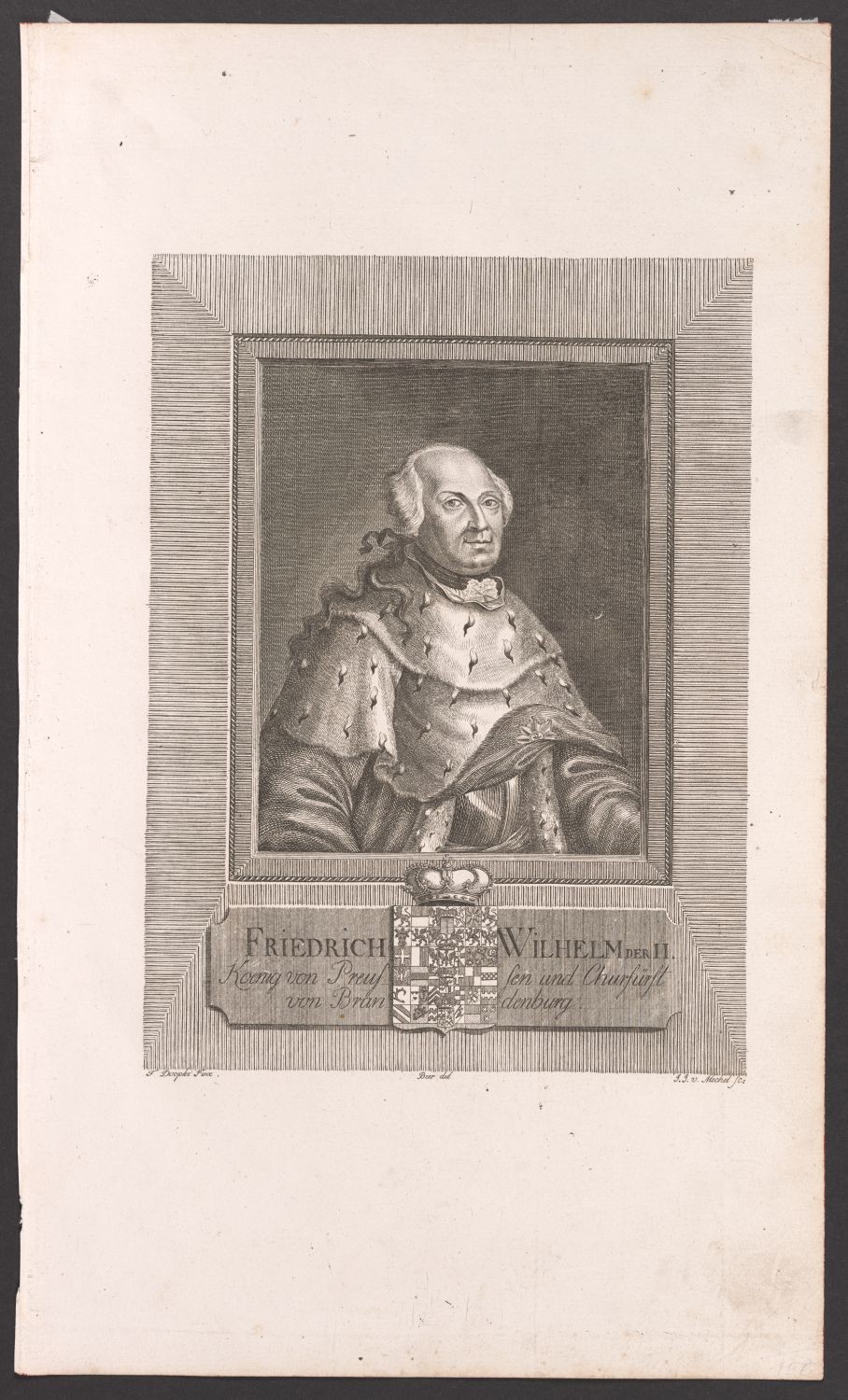 Porträt Friedrich Wilhelm II., König von Preußen (Stiftung Händelhaus, Halle CC BY-NC-SA)