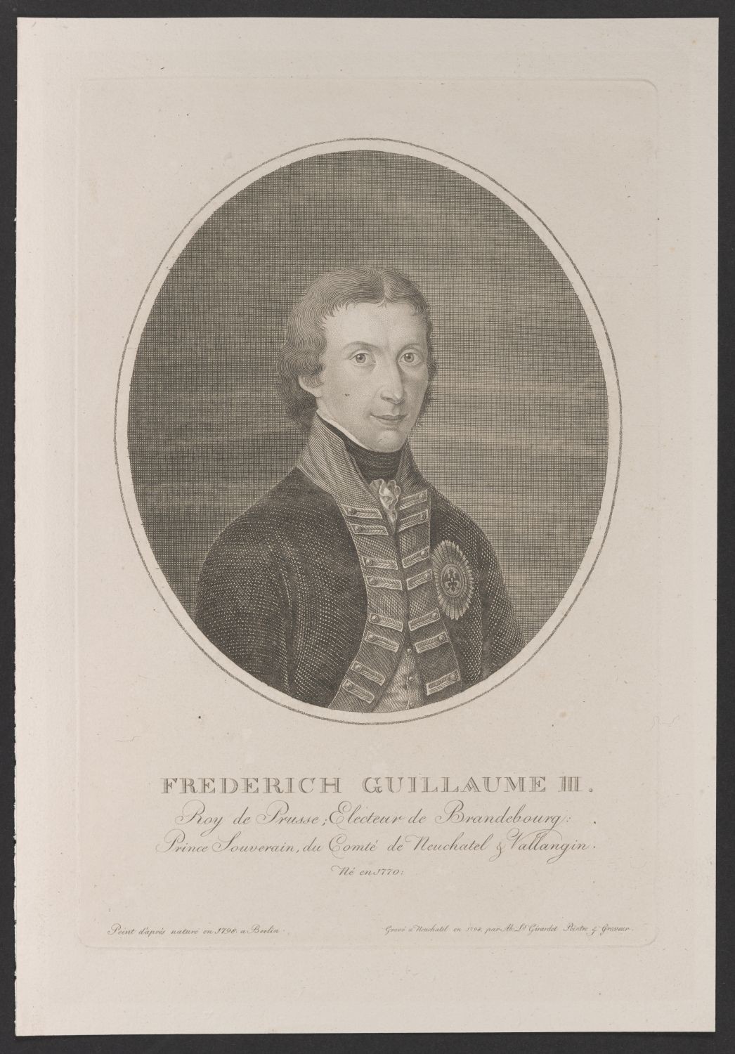Porträt Friedrich Wilhelm III., König von Preußen (1770-1840) (Stiftung Händelhaus, Halle CC BY-NC-SA)