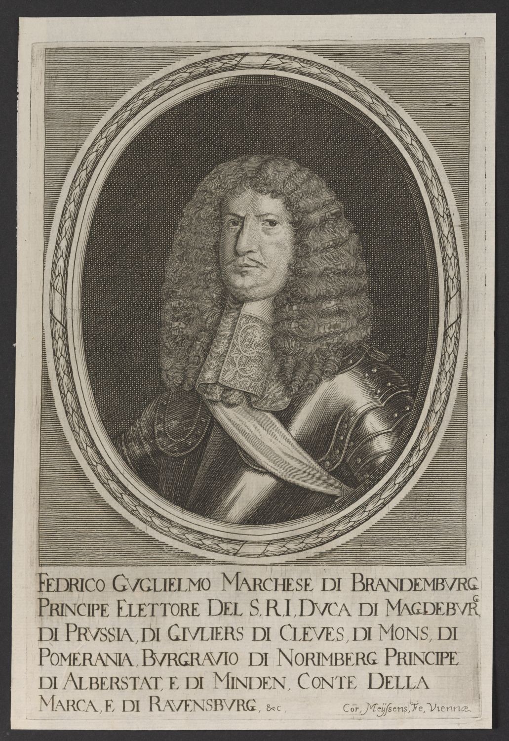 Porträt Friedrich Wilhelm, Kurfürst von Brandenburg (1620-1688) (Stiftung Händelhaus, Halle CC BY-NC-SA)