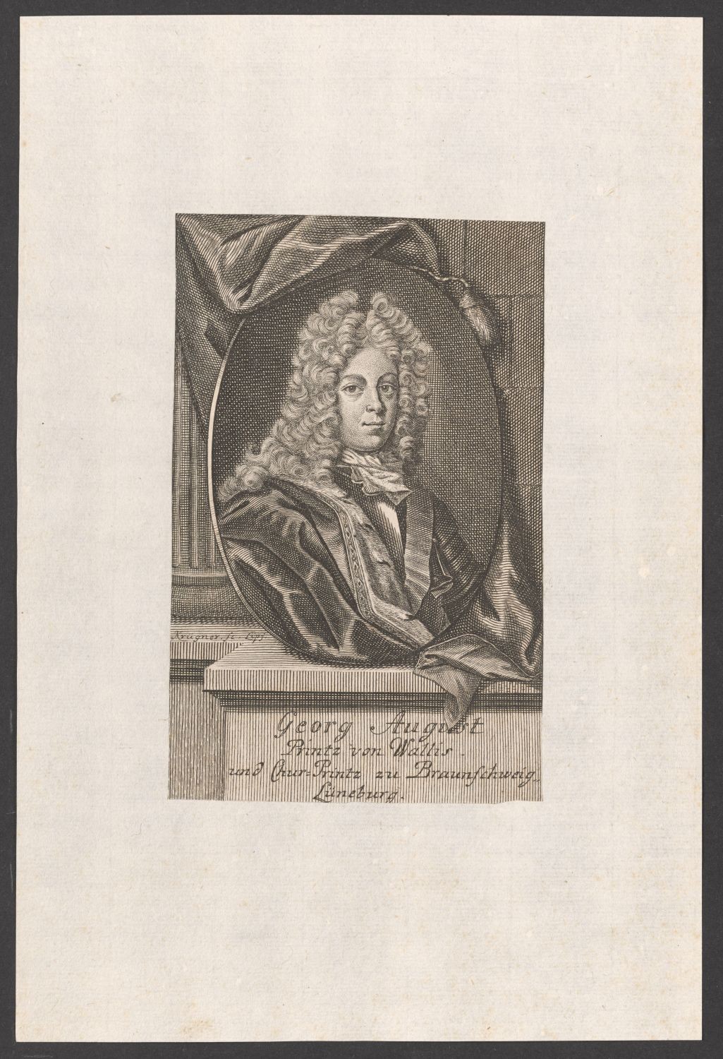 Porträt Georg August, Prinz von Wales, später König Georg II. von Großbritannien (1683-1760) (Stiftung Händelhaus, Halle CC BY-NC-SA)