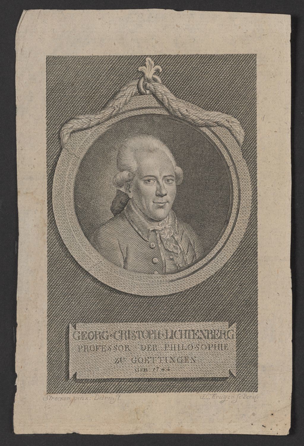 Porträt Georg Christoph Lichtenberg (1742-1799) (Stiftung Händelhaus, Halle CC BY-NC-SA)