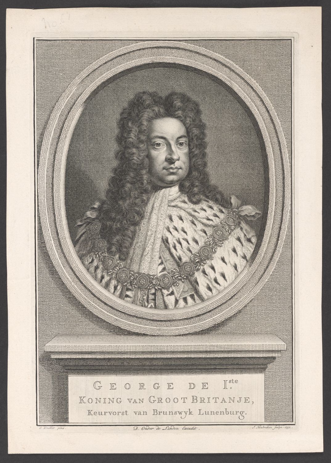 Porträt Georg I., König von Großbriannien (1660-1727) (Stiftung Händelhaus, Halle CC BY-NC-SA)