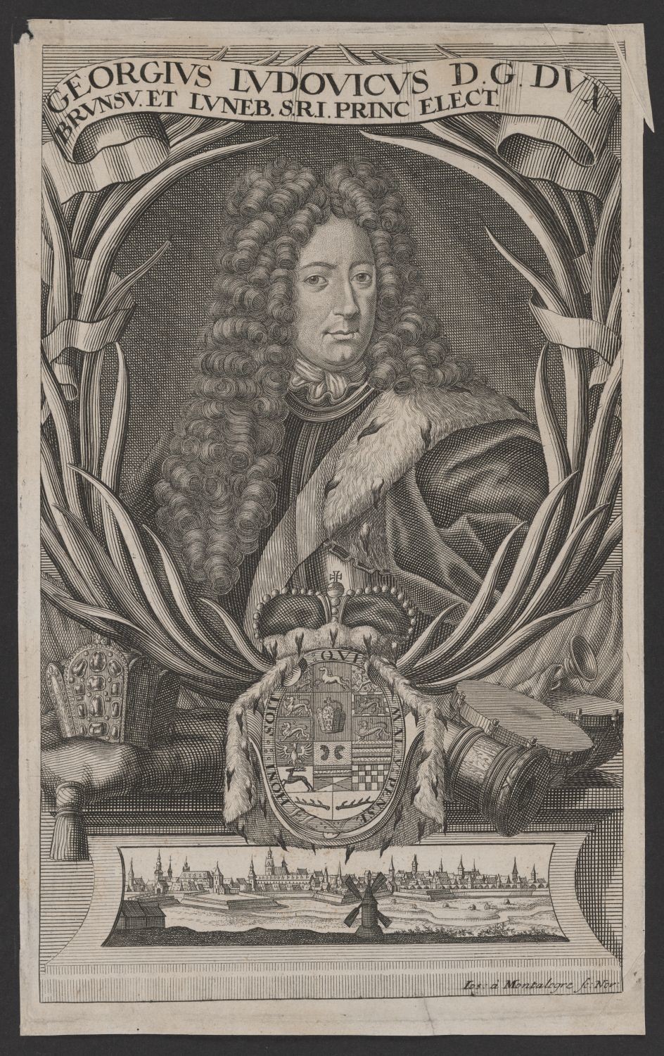 Porträt Georg Ludwig, Kurfürst von Hannover, später Georg I., König von England (1660-1727) (Stiftung Händelhaus, Halle CC BY-NC-SA)