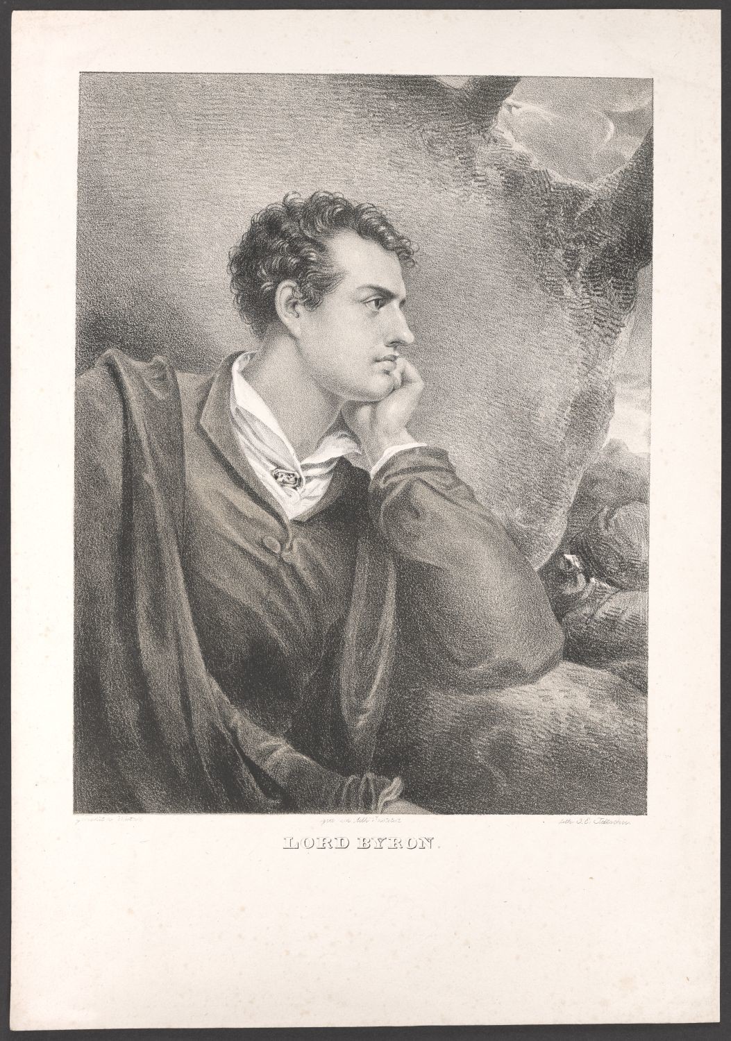 Porträt George Gordon Noel Byron, 6. Baron Byron, bekannt als Lord Byron (1788-1824) (Stiftung Händelhaus, Halle CC BY-NC-SA)