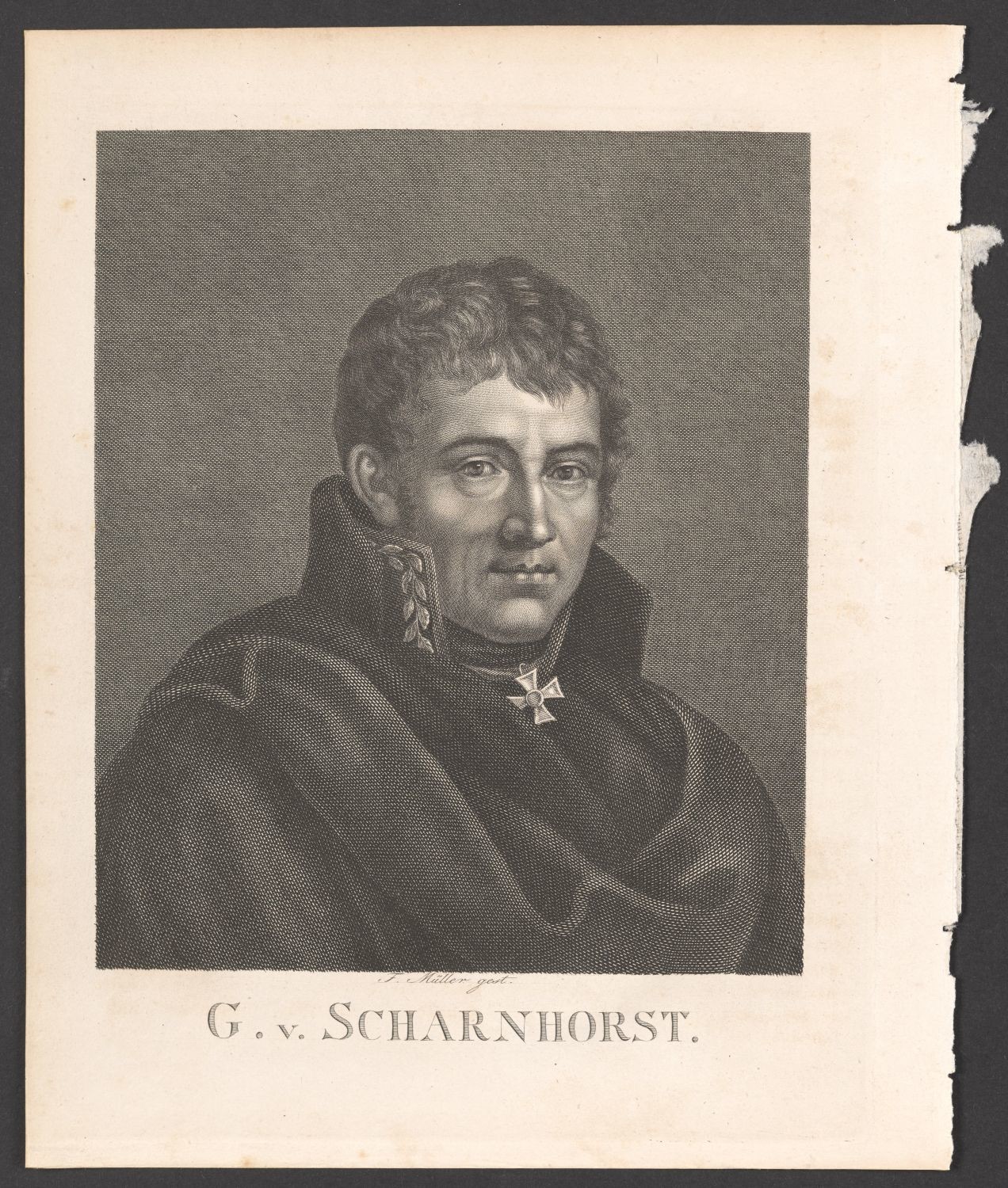 Porträt Gerhard von Scharnhorst (1755-1813) (Stiftung Händelhaus, Halle CC BY-NC-SA)