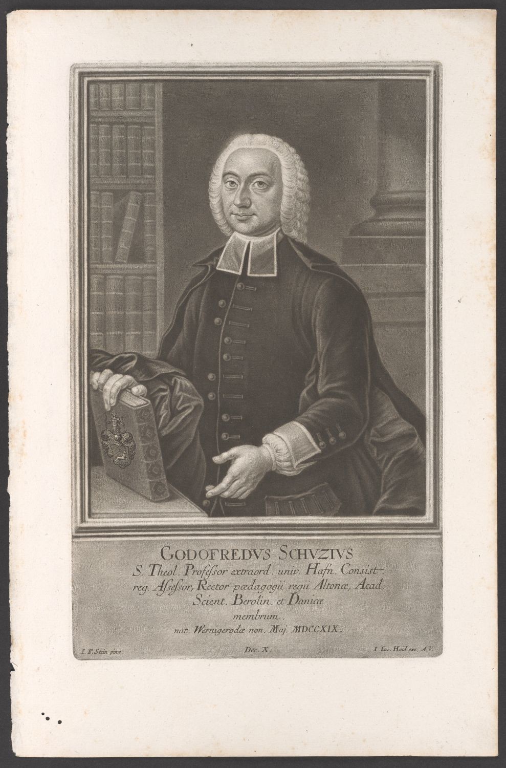 Porträt Gottfried Schütze (1719-1784) (Stiftung Händelhaus, Halle CC BY-NC-SA)