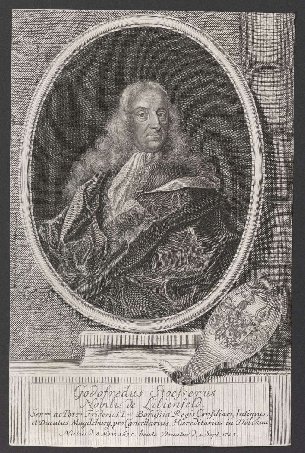 Porträt Gottfried Stoesser von Lilienfeld (1635-1703) (Stiftung Händelhaus, Halle CC BY-NC-SA)