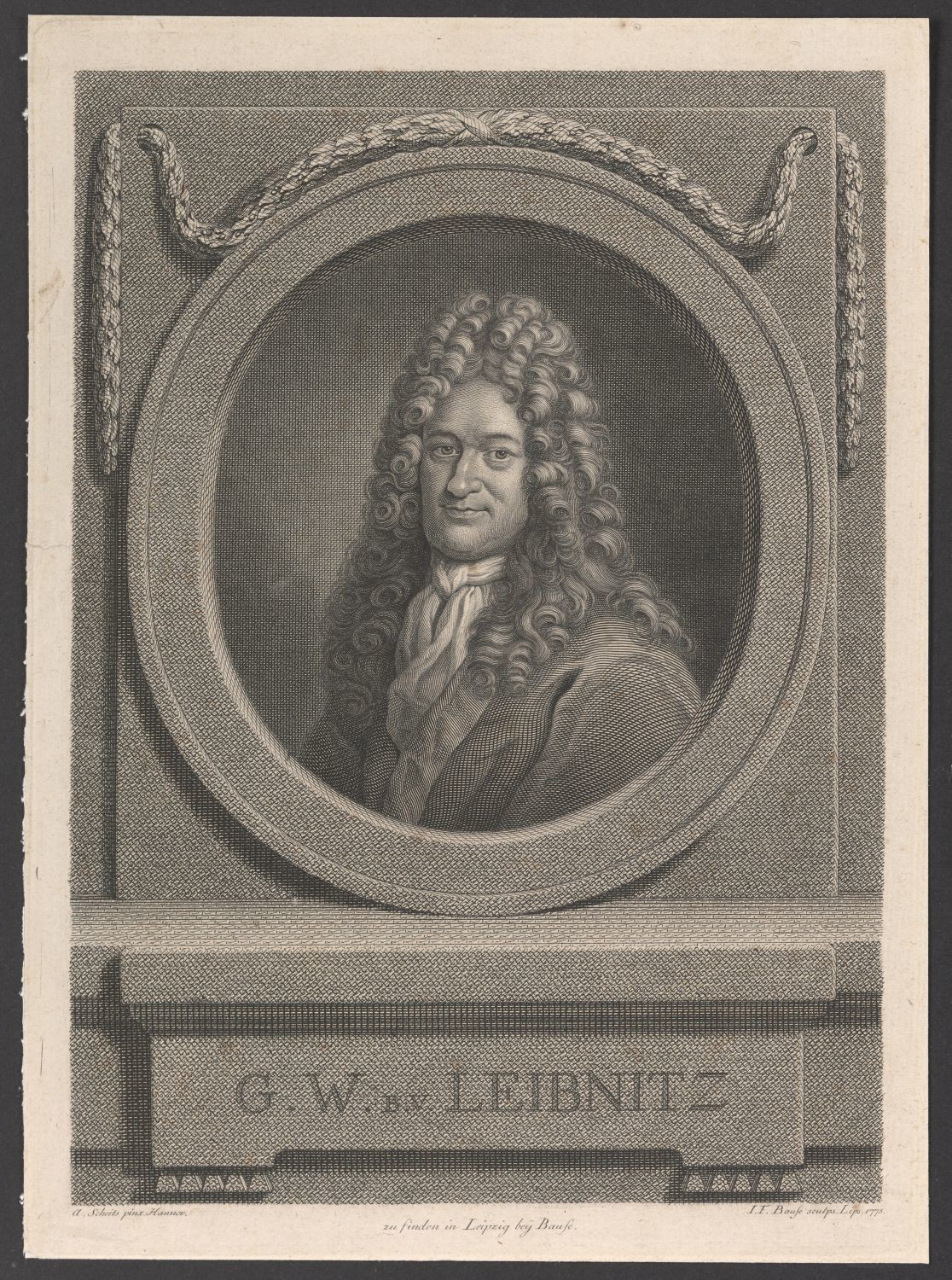 Porträt Gottfried Wilhelm Leibniz (1646-1716) (Stiftung Händelhaus, Halle CC BY-NC-SA)