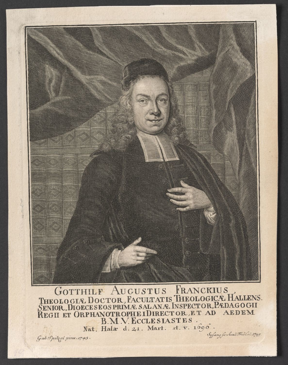 Porträt Gotthilf August Francke (1696-1769) (Stiftung Händelhaus, Halle CC BY-NC-SA)