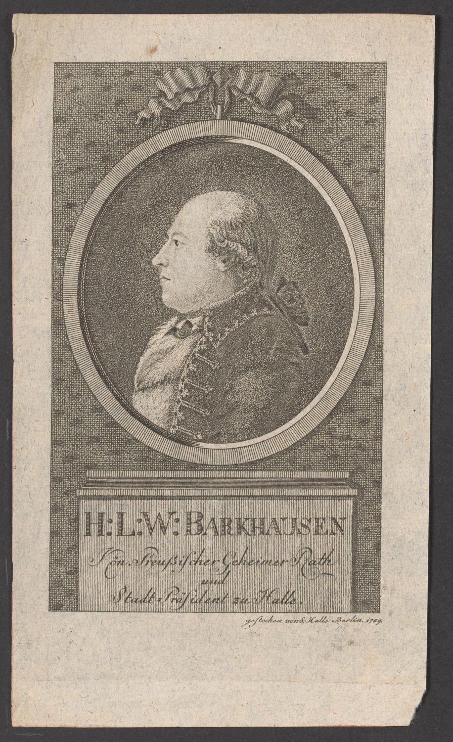 Porträt Heinrich Ludwig Willibald Barckhausen (1742-1813) (Stiftung Händelhaus, Halle CC BY-NC-SA)