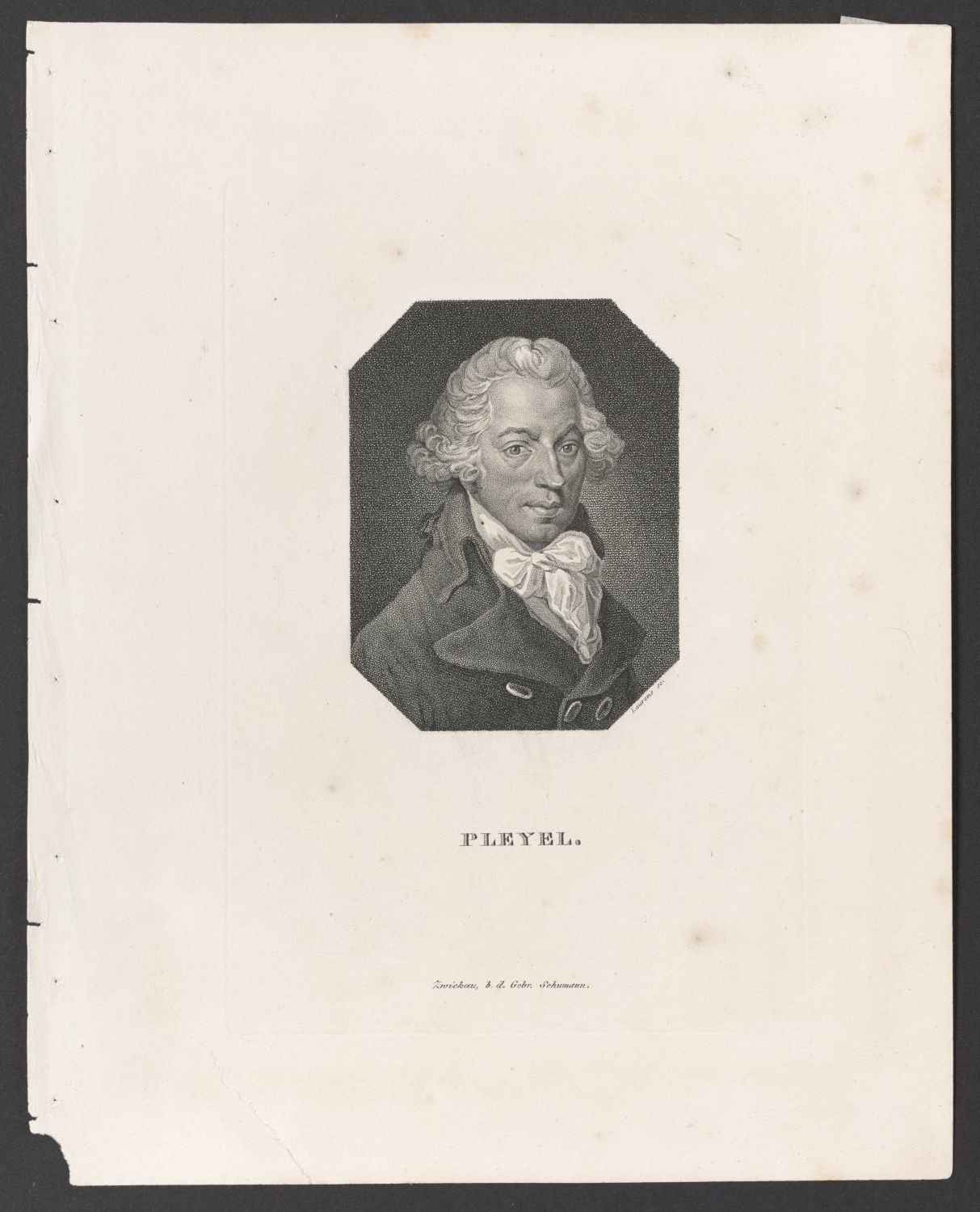 Porträt Ignaz Pleyel (1757-1831) (Stiftung Händelhaus, Halle CC BY-NC-SA)