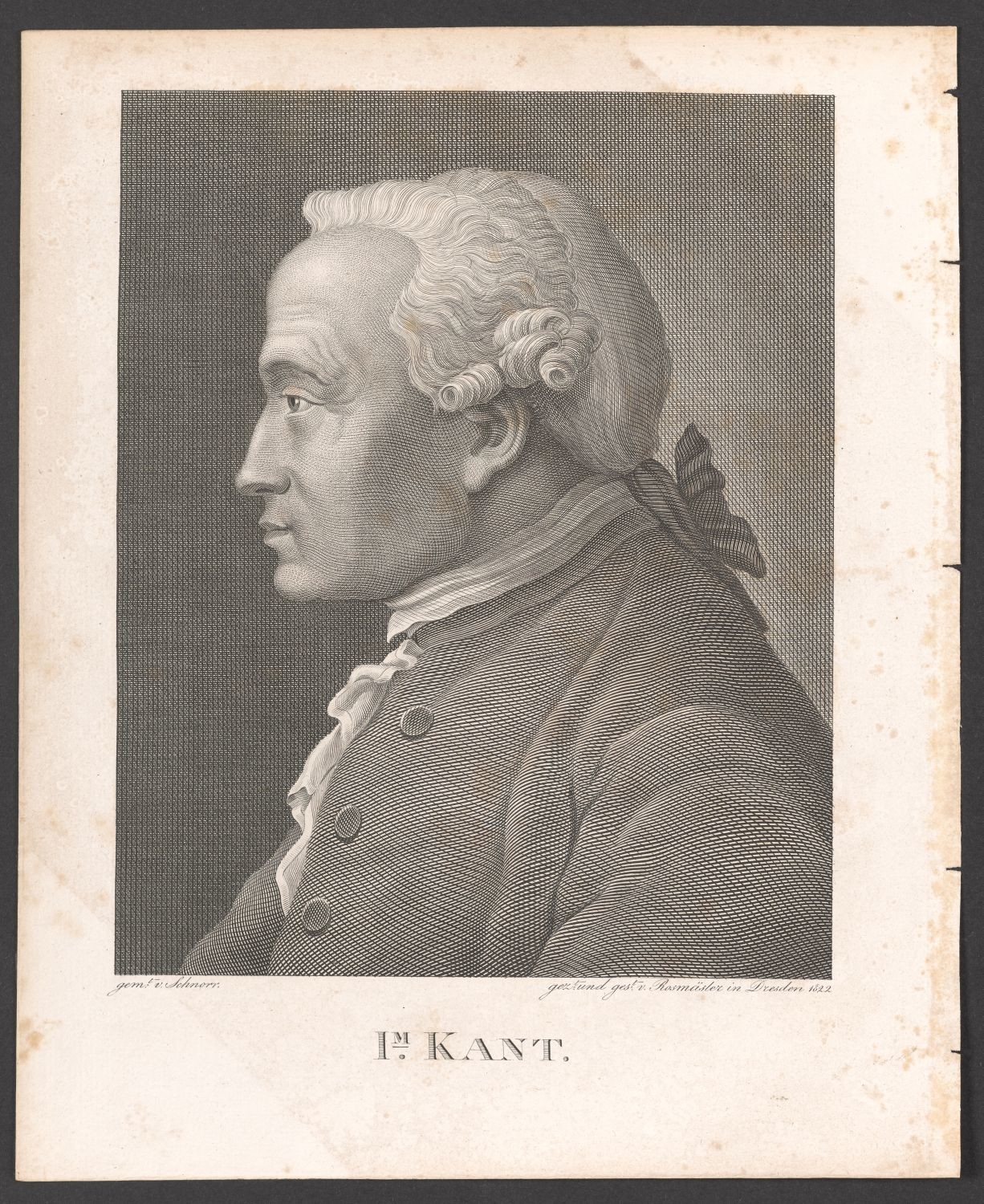 Porträt Immanuel Kant (1724-1804) (Stiftung Händelhaus, Halle CC BY-NC-SA)