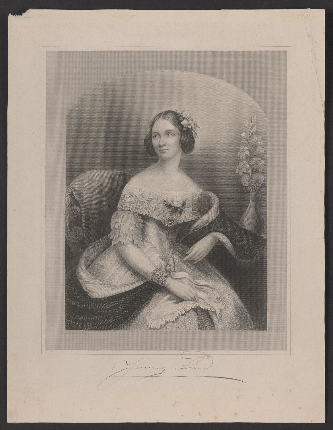 Porträt Jenny Lind (1820-1887) (Stiftung Händelhaus, Halle CC BY-NC-SA)