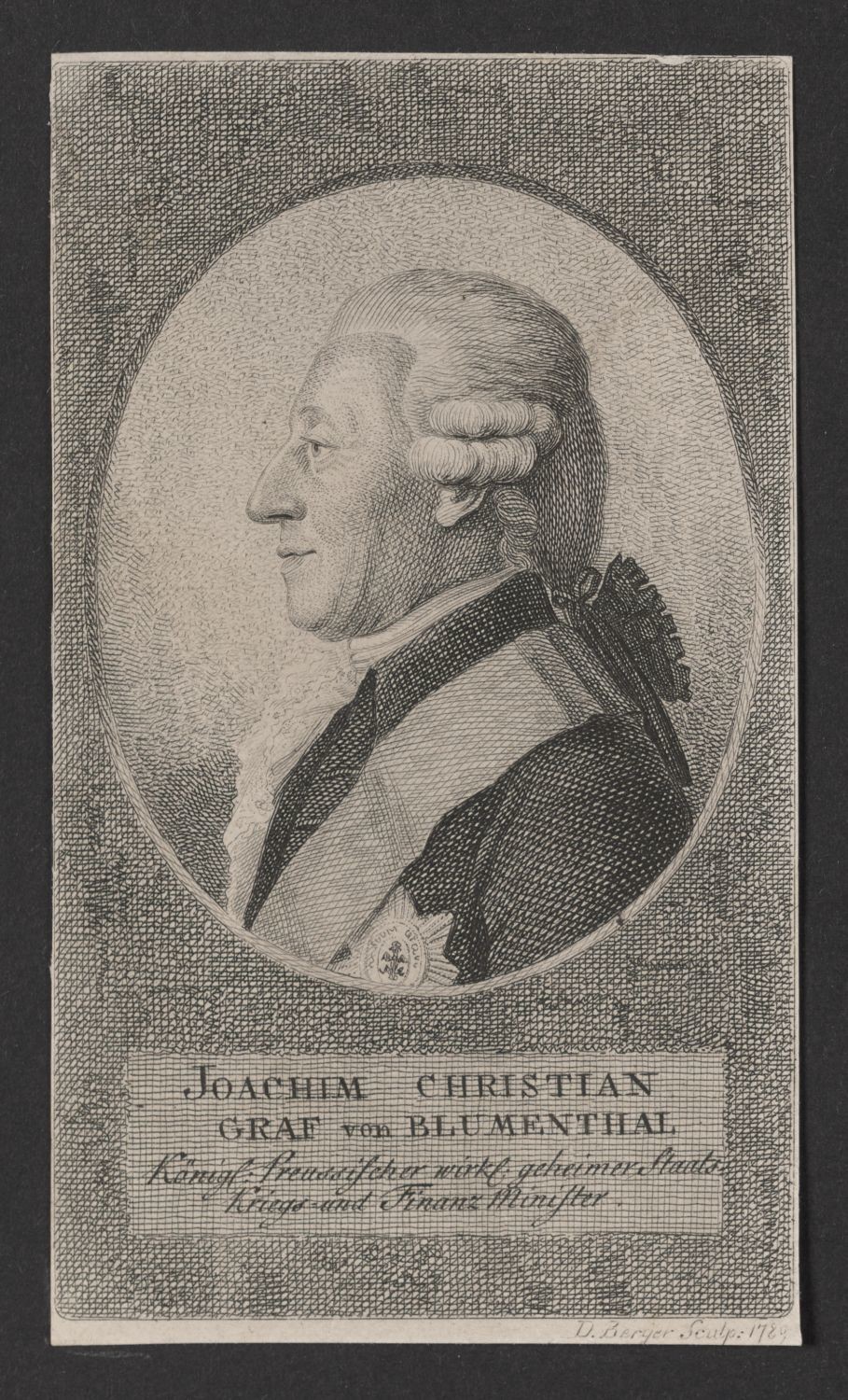 Porträt Joachim Christian von Blumenthal (1720-1800) (Stiftung Händelhaus, Halle CC BY-NC-SA)