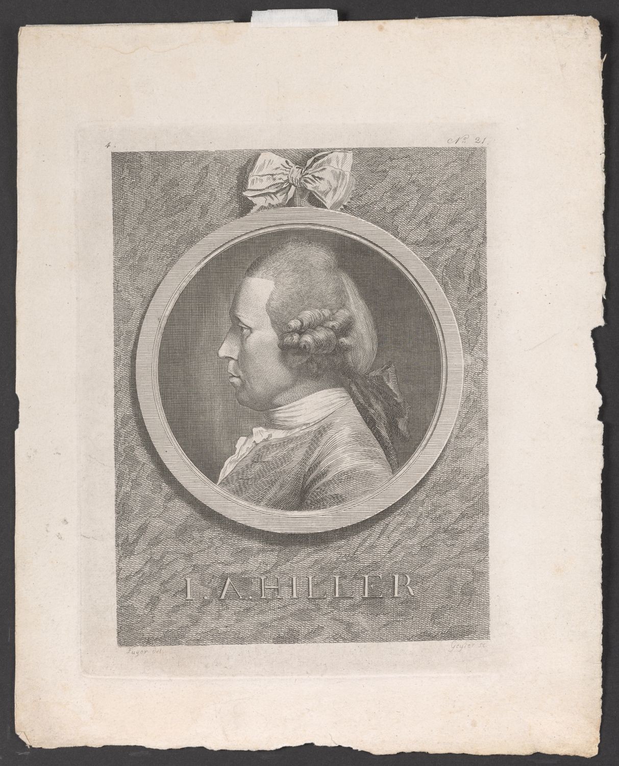 Porträt Johann Adam Hiller (1728-1804) (Stiftung Händelhaus, Halle CC BY-NC-SA)