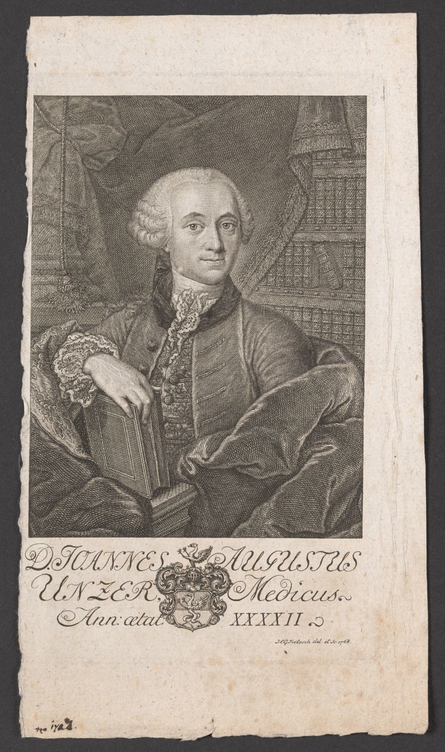 Porträt Johann August Unzer (1727 - 1799) (Stiftung Händelhaus, Halle CC BY-NC-SA)