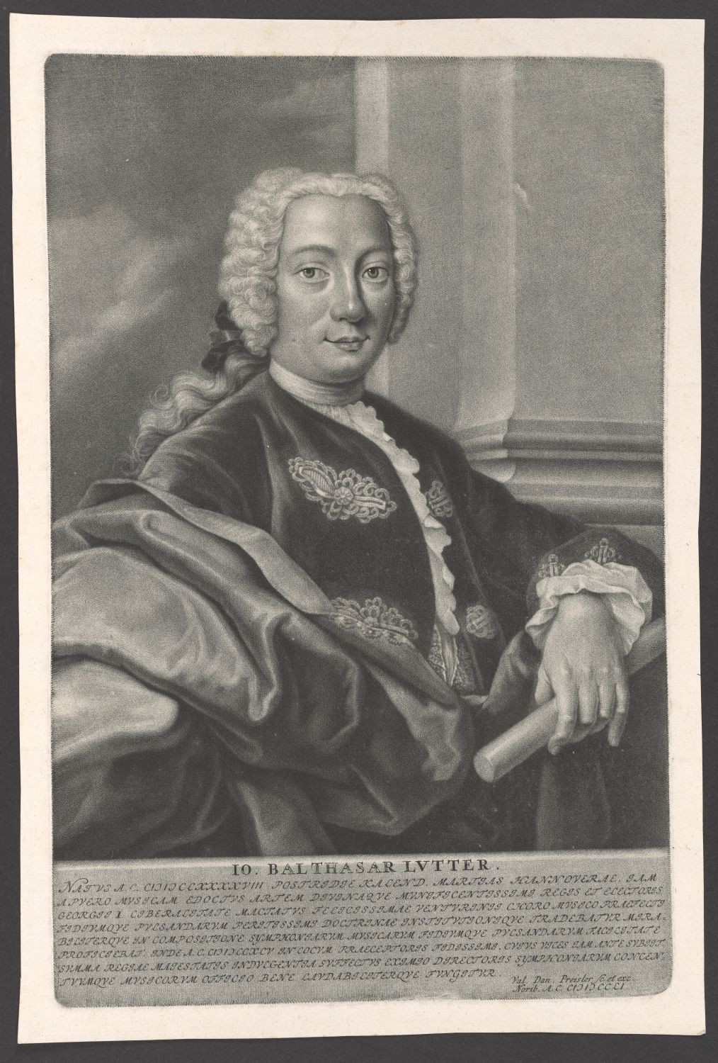 Porträt Johann Balthasar Lutter (1698-1757) (Stiftung Händelhaus, Halle CC BY-NC-SA)