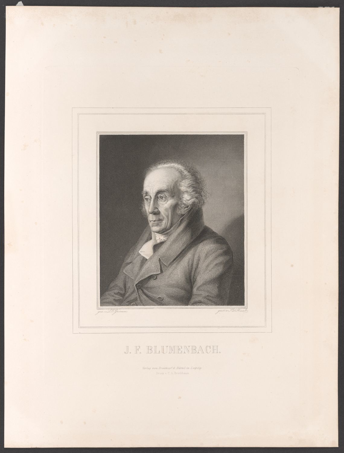 Porträt Johann Friedrich Blumenbach (1752-1849) (Stiftung Händelhaus, Halle CC BY-NC-SA)