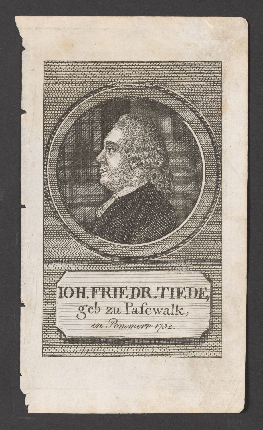 Porträt Johann Friedrich Tiede (1732-1795) (Stiftung Händelhaus, Halle CC BY-NC-SA)