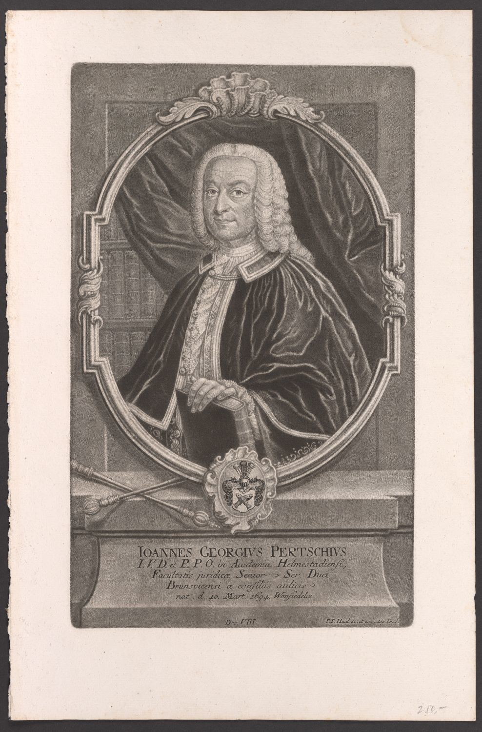 Porträt Johann Georg Pertsch (1694-1754) (Stiftung Händelhaus, Halle CC BY-NC-SA)